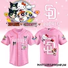 Seattle Mariners x The Powerpuff Girls & Hello Kitty 2026 Pink Jersey