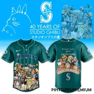 Seattle Mariners x Studio Ghibli 40th Anniversary Jersey Seattle Mariners x Studio Ghibli 40th Anniversary Jersey