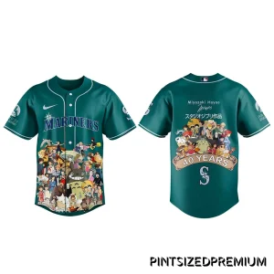 Seattle Mariners x Studio Ghibli 40th Anniversary Jersey