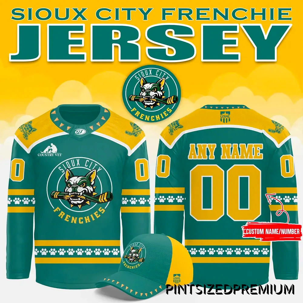 Sioux City Musketeers 2026 Sioux City Frenchie Hockey Jersey Sioux City Musketeers 2026 Sioux City Frenchie Hockey Jersey