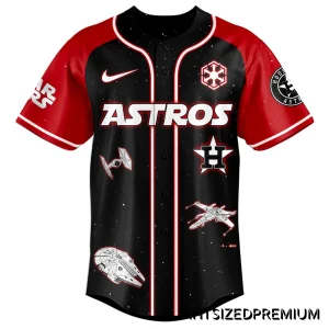 Star War Red Saber Houston Astros Baseball Jersey