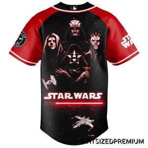Star War Red Saber Houston Astros Baseball Jersey