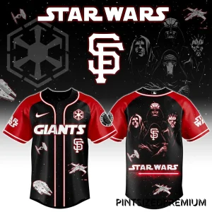 Star War Red Saber San Francisco Giants Baseball Jersey