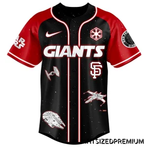 Star War Red Saber San Francisco Giants Baseball Jersey