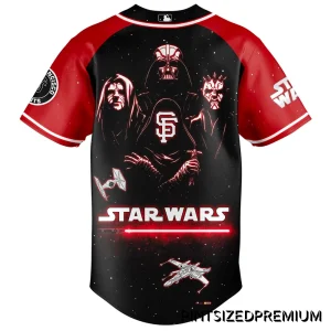 Star War Red Saber San Francisco Giants Baseball Jersey