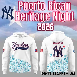 New York Yankees Puerto Rican Heritage Night 2026 Limited Hoodie