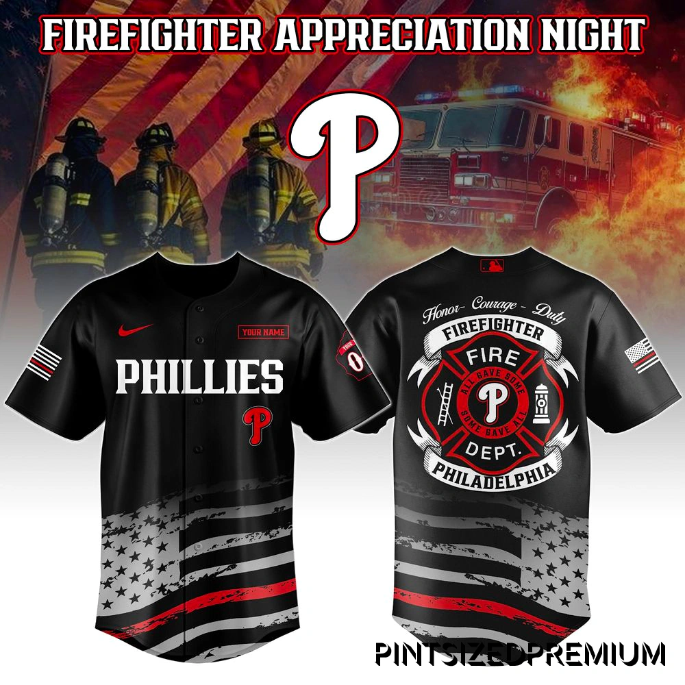 Philadelphia Phillies Firefighter Appreciation 2026 Jersey Philadelphia Phillies Firefighter Appreciation 2026 Jersey