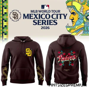 San Diego Padres World Tour Mexico City Series 2026 Hoodie