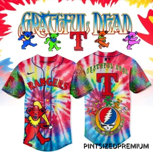 Texas Rangers Grateful Dead 2026 For Fans Jersey